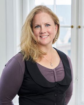 Portrait of teacher on Niels Brock Copenhagen Business College Emily Maeckelbergh