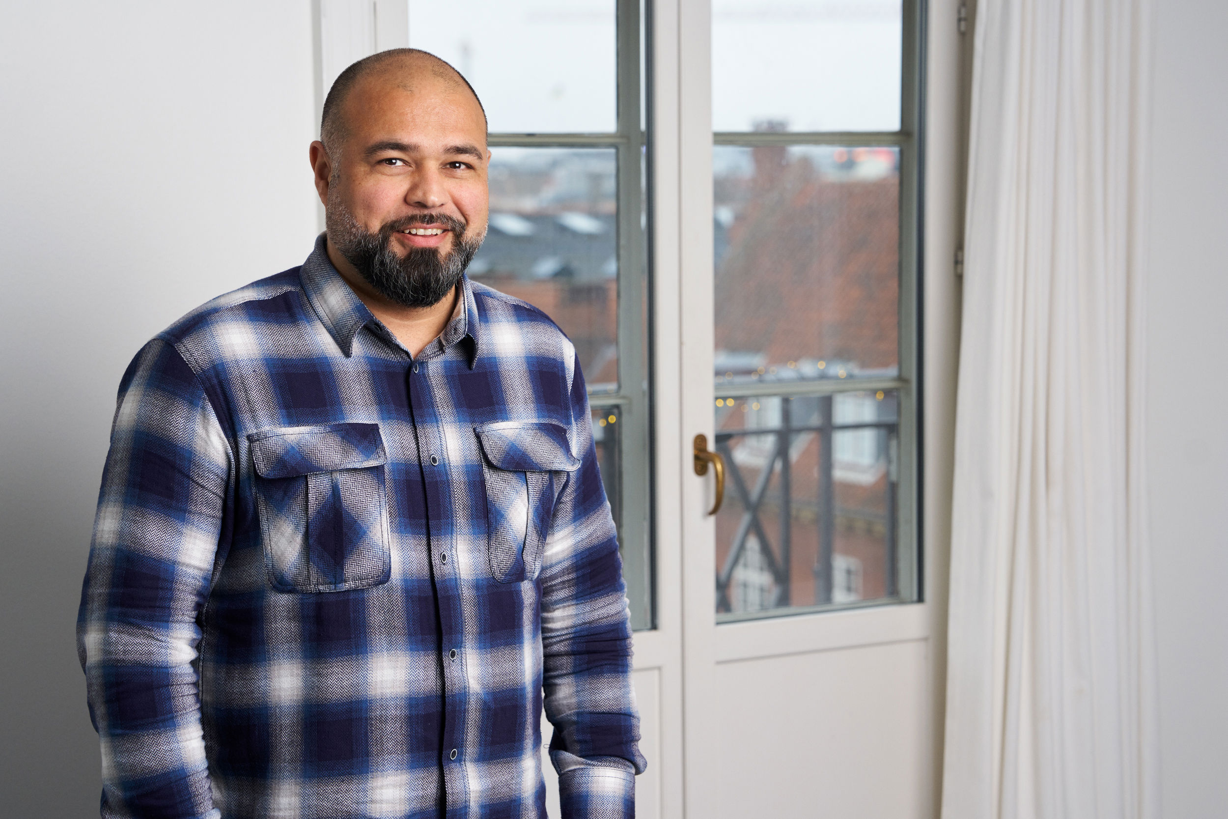 Portræt af medarbejder Mustafa Khalil Mahmood