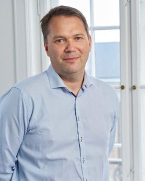 Portrait of teacher on Niels Brock Copenhagen Business College Morten Laustsen