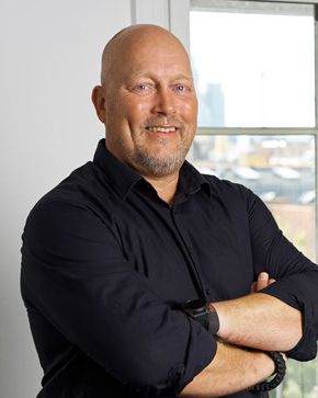 Portrait of teacher on Niels Brock Copenhagen Business College Søren Ellegaard