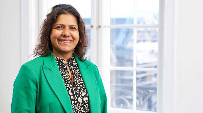 Portrait of teacher on Niels Brock Copenhagen Business College Sonia Caroline Baptista