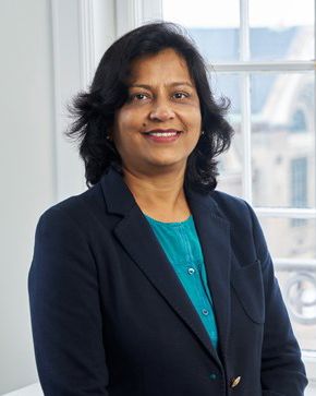 Portrait of teacher on Niels Brock Copenhagen Business College Bhavna Dadhich