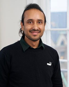 Portrait of teacher on Niels Brock Copenhagen Business College Phanindra Bhattarai