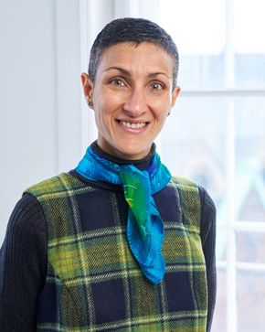 Portrait of teacher on Niels Brock Copenhagen Business College Hanaan Balala