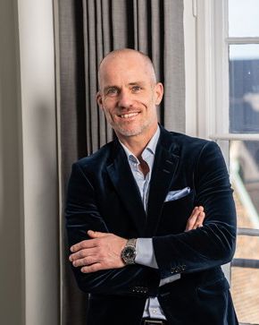 Portrait of teacher on Niels Brock Copenhagen Business College Casper Engmark