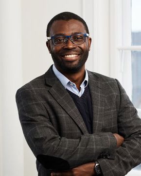Portrait of teacher on Niels Brock Copenhagen Business College Kwabena Ofei