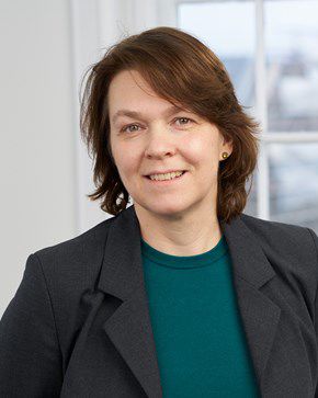 Portrait of teacher on Niels Brock Copenhagen Business College Malene Jelbo
