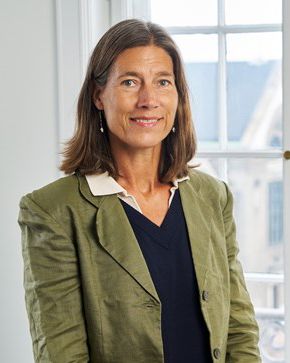Portrait of teacher on Niels Brock Copenhagen Business College Trine Dybkjær