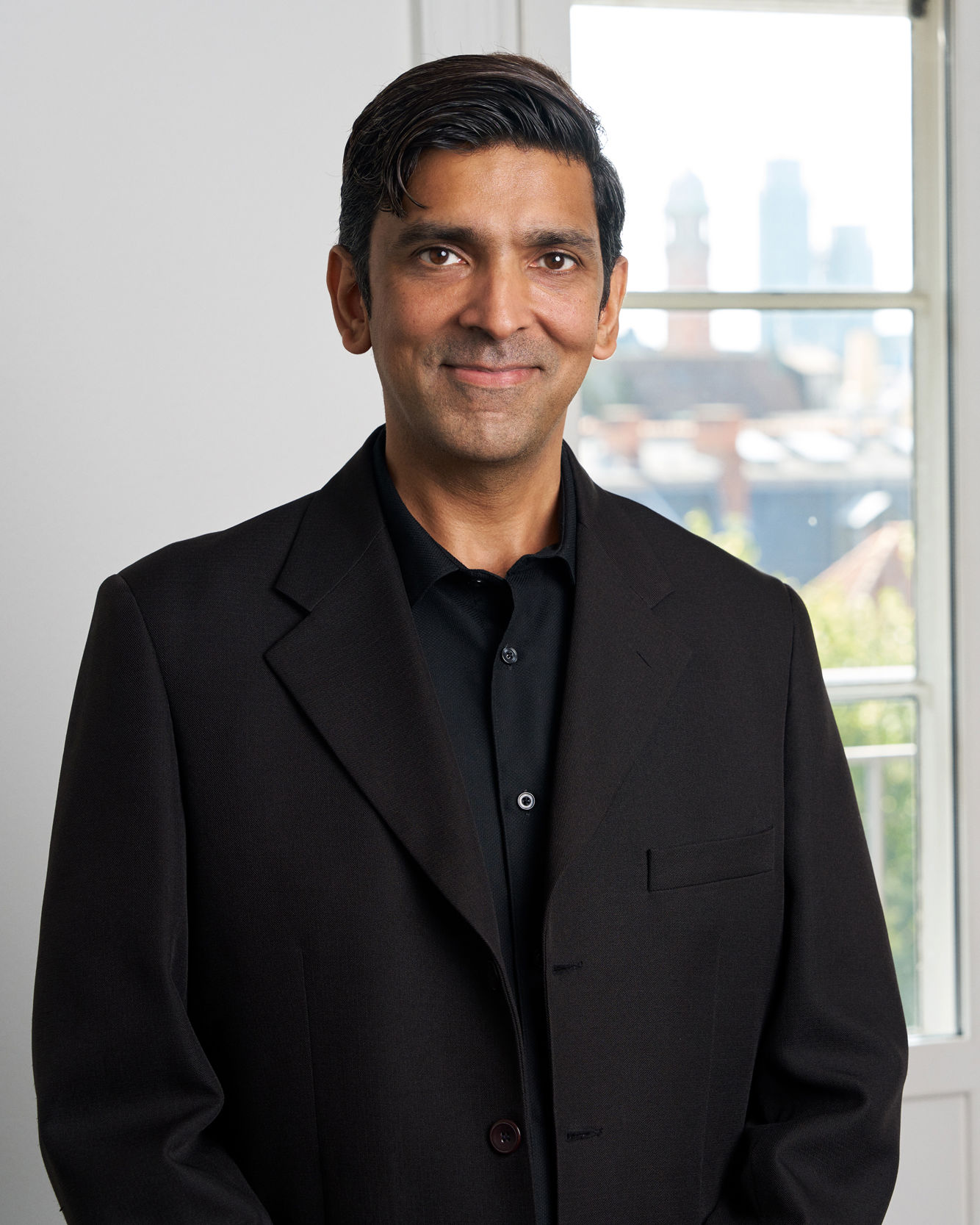 Portrait of teacher on Niels Brock Copenhagen Business College Usman Khan