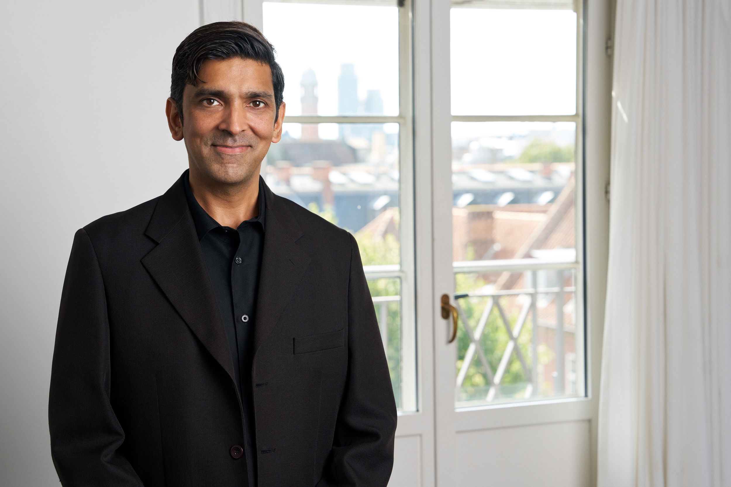 Portrait of teacher on Niels Brock Copenhagen Business College Usman Khan