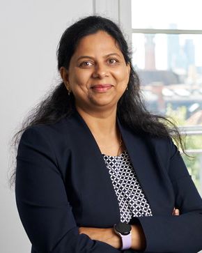 Portrait of teacher on Niels Brock Copenhagen Business College Pallavi Lall