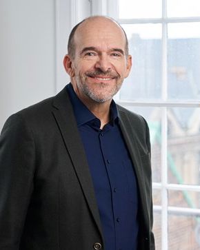 Portrait of teacher on Niels Brock Copenhagen Business College Michael Brock Jeppesen