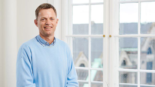 Portrait of teacher on Niels Brock Copenhagen Business College Flemming Clausen