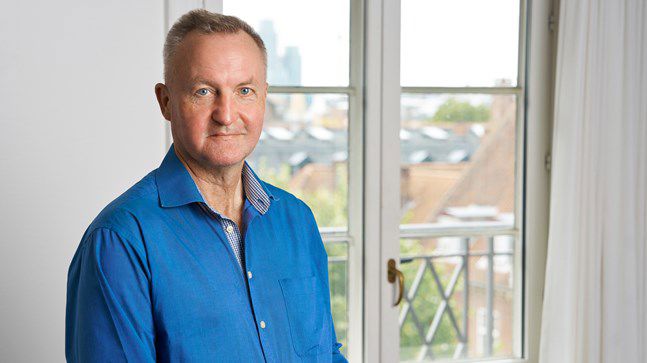 Portrait of teacher on Niels Brock Copenhagen Business College Henning Schoesler