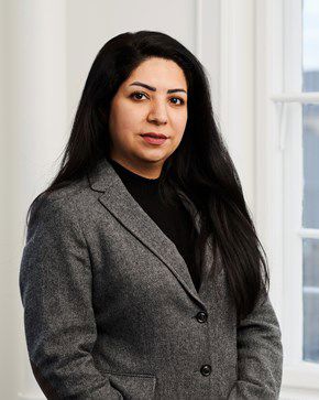 Portrait of teacher on Niels Brock Copenhagen Business College Elhan Rahbar