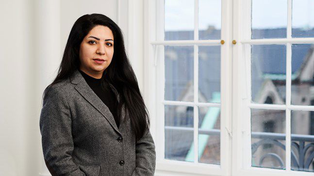 Portrait of teacher on Niels Brock Copenhagen Business College Elhan Rahbar