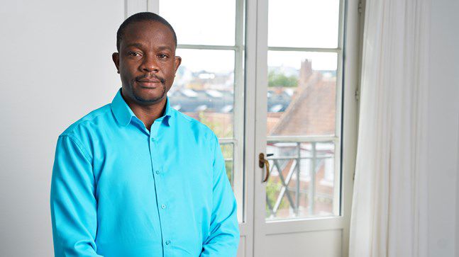 Portrait of teacher on Niels Brock Copenhagen Business College Eugene Louis Batie Badzongoly