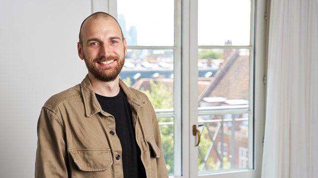 Portrait of teacher on Niels Brock Copenhagen Business College Marc Aas Nilsson