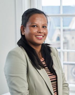 Portrait of teacher on Niels Brock Copenhagen Business College Puja Khatri