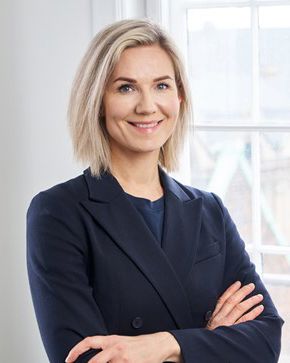 Portrait of teacher on Niels Brock Copenhagen Business College Heidi Friis Jakobsen