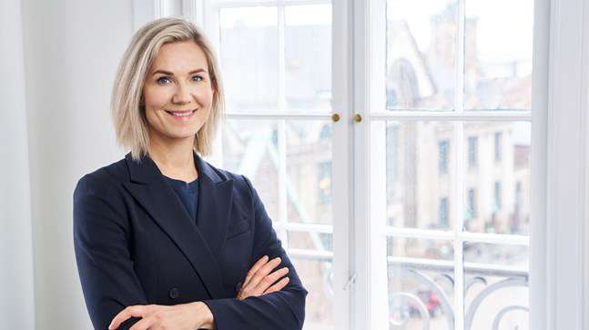 Portrait of teacher on Niels Brock Copenhagen Business College Heidi Friis Jakobsen