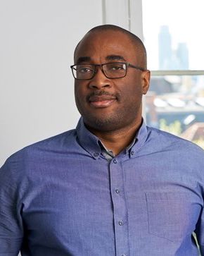 Portrait of teacher on Niels Brock Copenhagen Business College Idongesit Williams