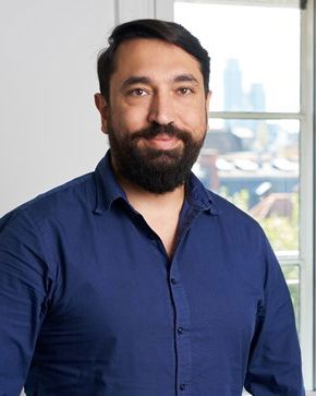 Portrait of teacher on Niels Brock Copenhagen Business College Mehmet Kalköseler