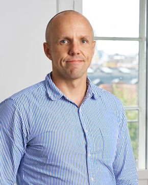 Portrait of teacher on Niels Brock Copenhagen Business College Mathieu Bolduc