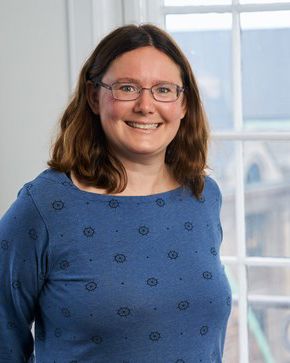 Portrait of teacher on Niels Brock Copenhagen Business College Sophie Hutcheon