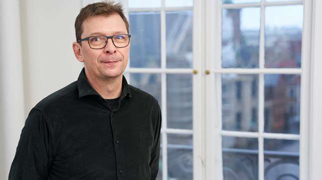 Portrait of teacher on Niels Brock Copenhagen Business College Janus Kloppenborg